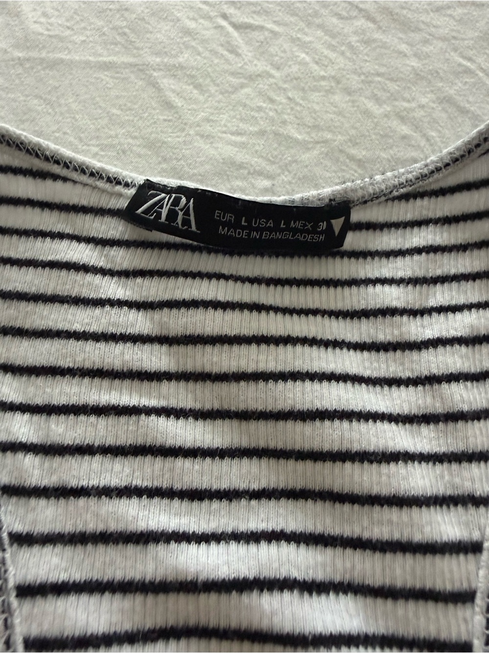 Zara Striped Razorback Tank Top - Picture 2 of 3